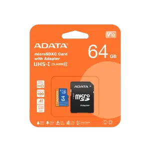 Adata 64GB Premier microSDXC UHS-I Class10 Memory Card