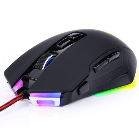 Redragon M715 DAGGER 2 High-Precision RGB Gaming Mouse, 5000 DPI (Black)
