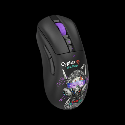 R73 Ultra Duo Dual Mode Wireless Gaming Mouse - Cypher Ghost
