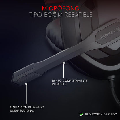 Redragon H120 RGB ARES Wired Gaming Headset