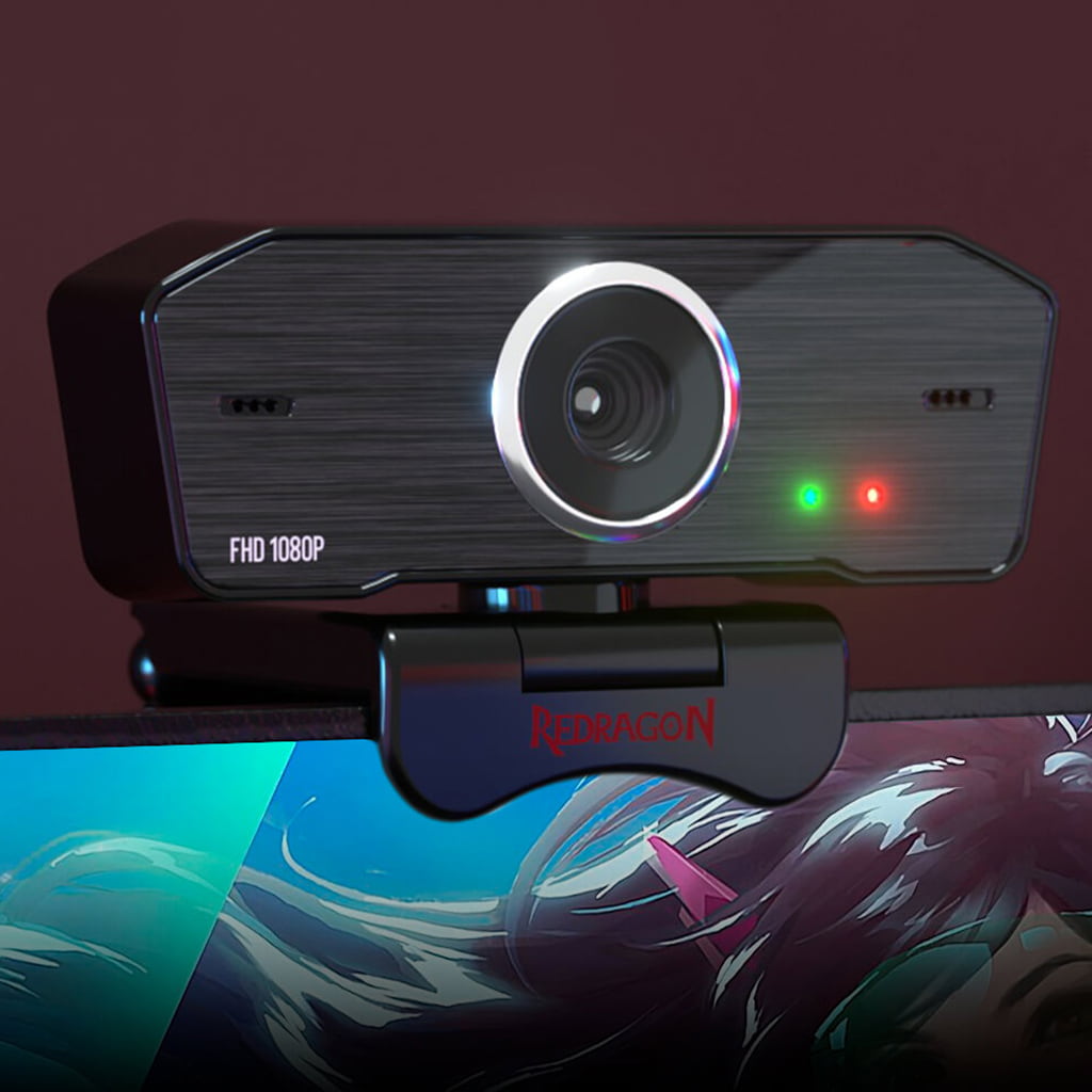Redragon GW800 1080P Stereo Sound 360° Wired Webcam