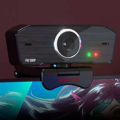 Redragon GW800 1080P Stereo Sound 360° Wired Webcam