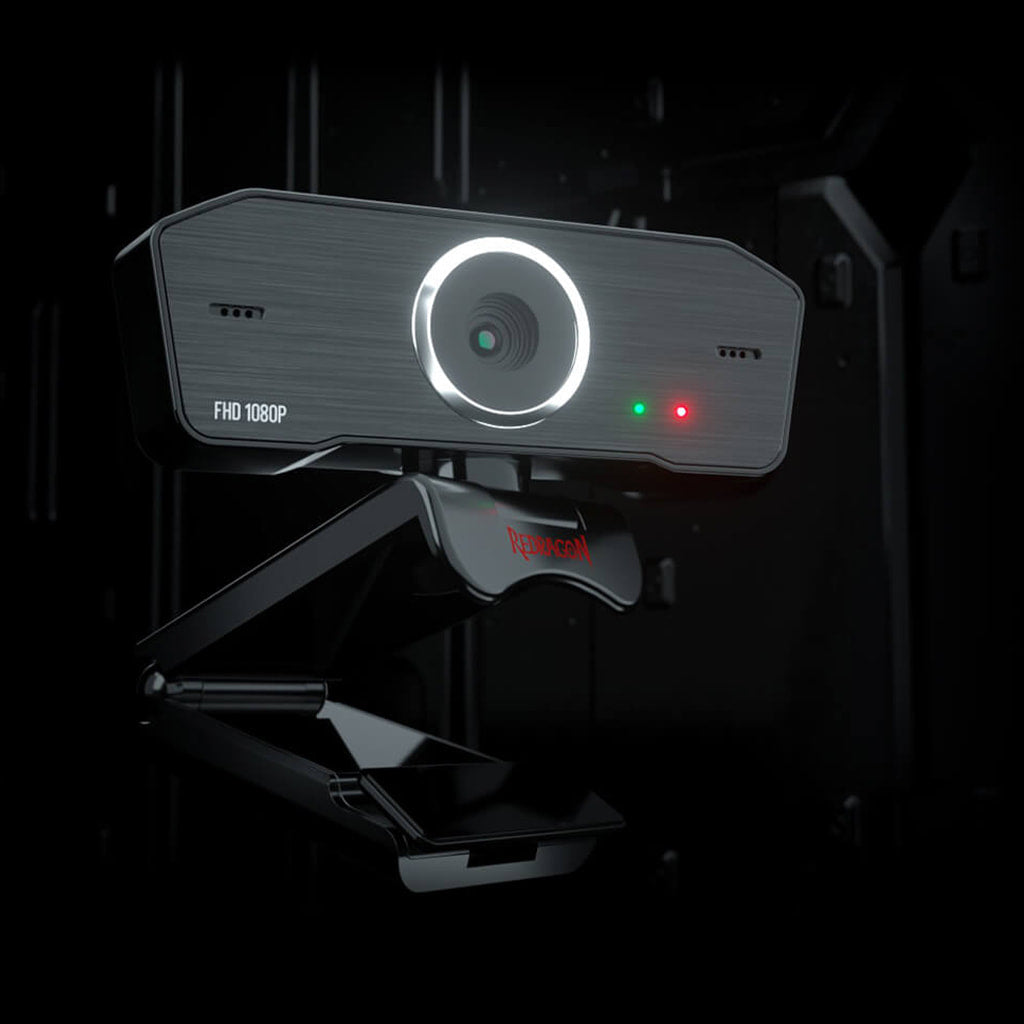 Redragon GW800 1080P Stereo Sound 360° Wired Webcam