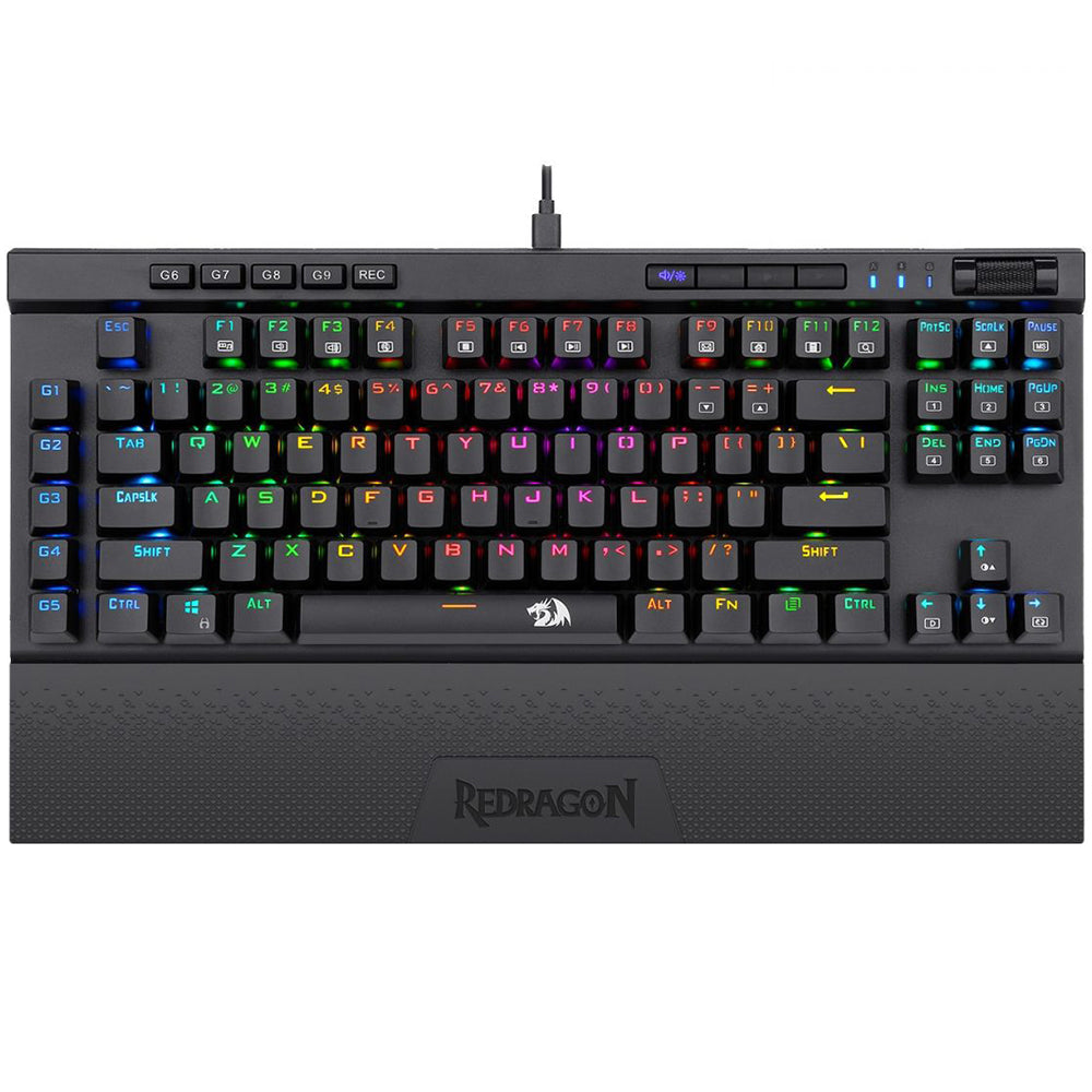 Redragon K587 MAGIC WAND PRO RGB Mechanical Gaming Keyboard 87 Keys (Blue Switches)