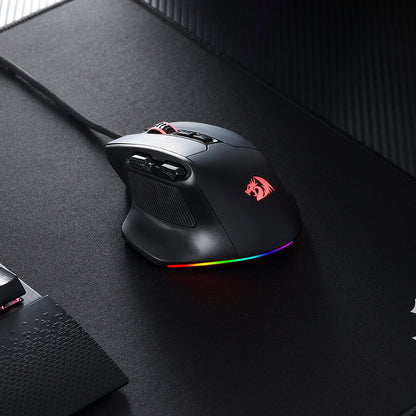 Redragon M806 BULLSEYE Wired RGB Gaming Mouse (Black)
