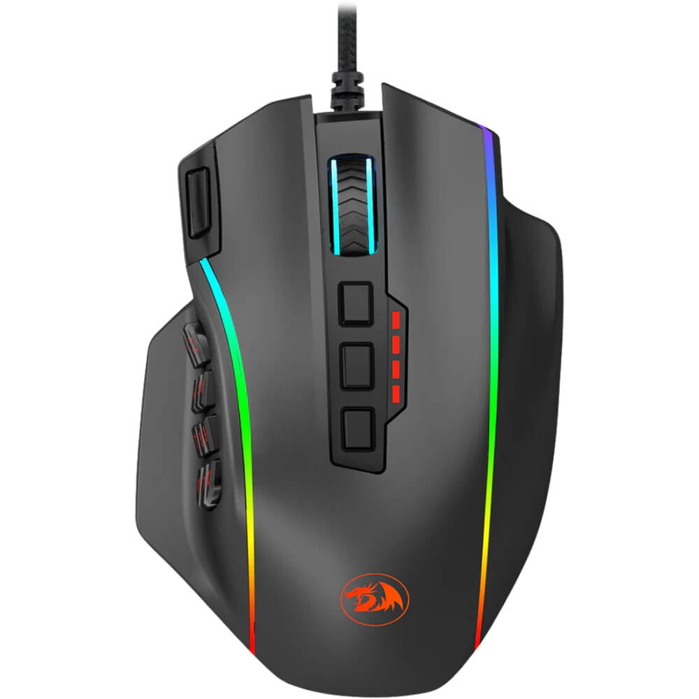 Redragon M901-K-2 PERDITION 4 Wired Gaming Mouse (Black)