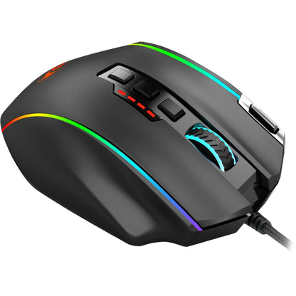 Redragon M901-K-2 PERDITION 4 Wired Gaming Mouse (Black)
