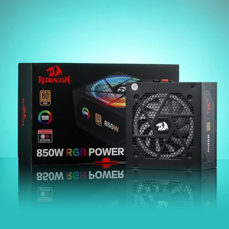 Redragon RGPS GC-PSU007 80+ Gold 850W ATX Fully Modular Power Supply