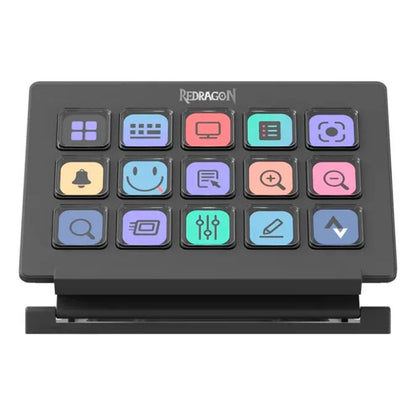 Redragon SS-550 Streamcraft 15 customized LED keys