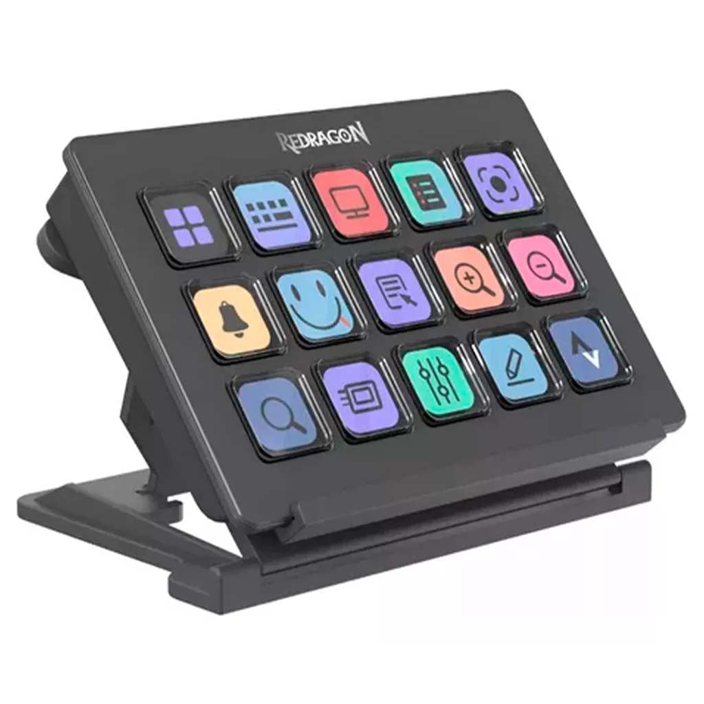 Redragon SS-550 Streamcraft 15 customized LED keys