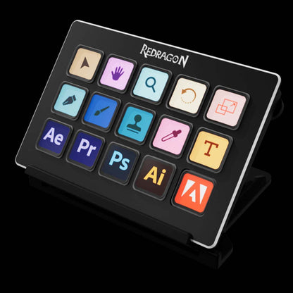 Redragon SS-550 Streamcraft 15 customized LED keys