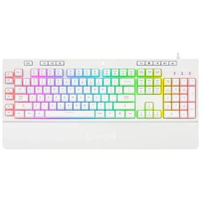Redragon K512W SHIVA RGB Backlit Membrane Gaming Keyboard (White)