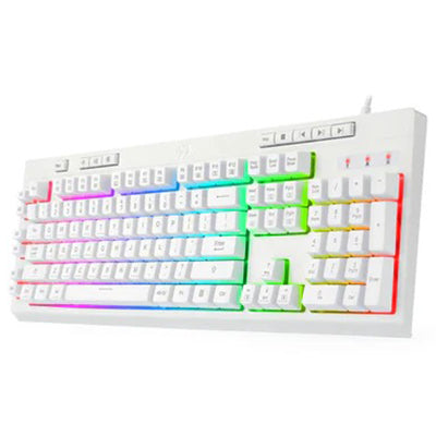 Redragon K512W SHIVA RGB Backlit Membrane Gaming Keyboard (White)