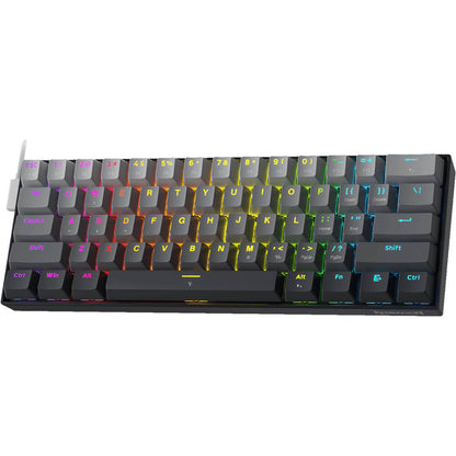 Redragon K617 FIZZ 60% Rapid Trigger Wired Magnetic Switch Gaming Keyboard