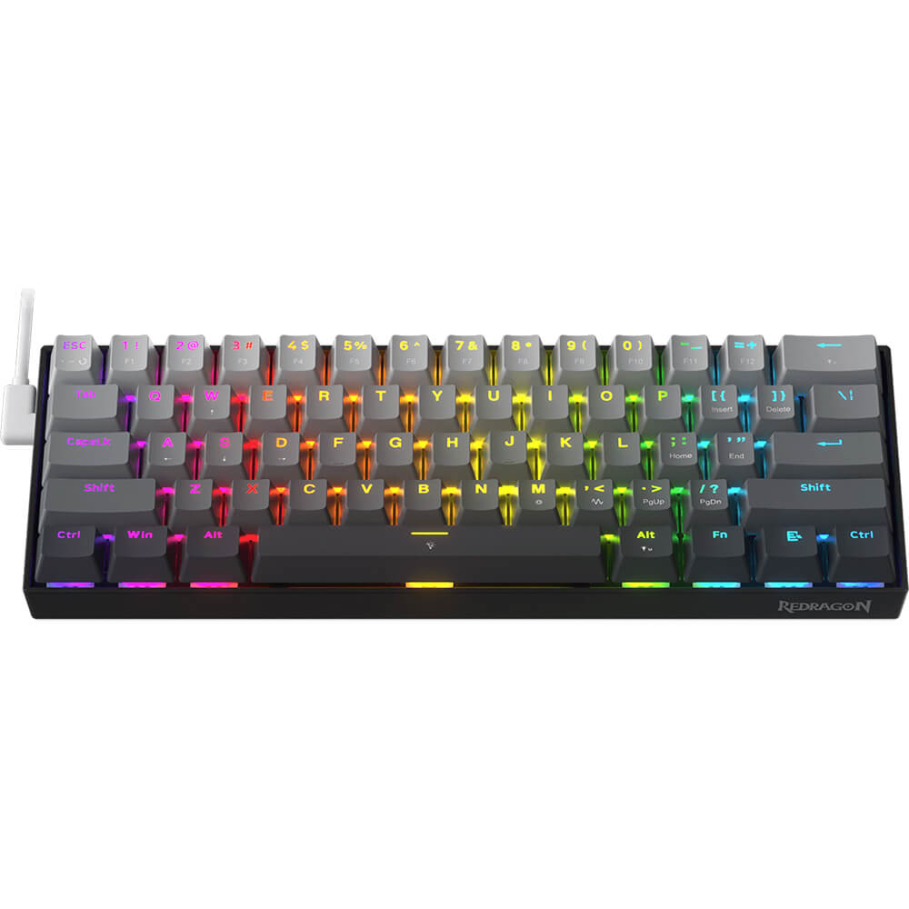 Redragon K617 FIZZ 60% Rapid Trigger Wired Magnetic Switch Gaming Keyboard