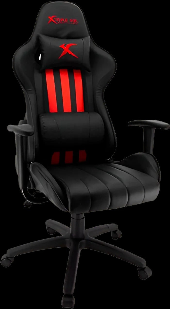 XTRIKE ME GC-905 BK ERGONOMIC ADJUSTABLE GAMING CHAIR CASTER WHEELS BLACK