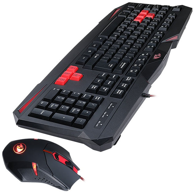 Redragon S101-2 VAJRA Gaming Keyboard & CENTROPHORUS Mouse Combo Set (2 in 1)