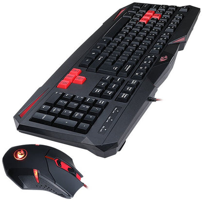 Redragon S101-2 VAJRA Gaming Keyboard & CENTROPHORUS Mouse Combo Set (2 in 1)