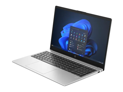 HP 250R G10 Laptop Intel Core 7 150U, 16GB DDR5, 512GB SSD, Intel Iris Xe Graphics, 15.6" FHD, DOS, Turbo Silver