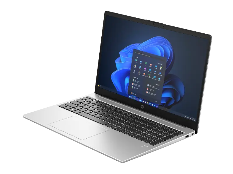 HP 250R G10 Laptop Intel Core 5 120U, 8GB DDR5, 512GB SSD, Intel Integrated Graphics, 15.6" FHD IPS, DOS, Turbo Silver