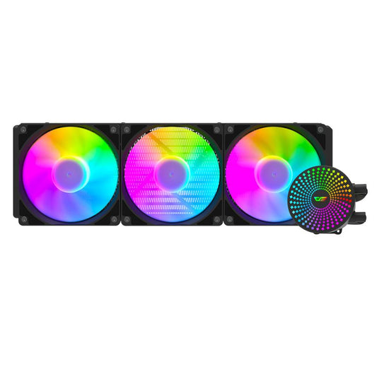 Darkflash Radiant DC-360 ARGB 360MM Liquid CPU Cooler Fan (Black)