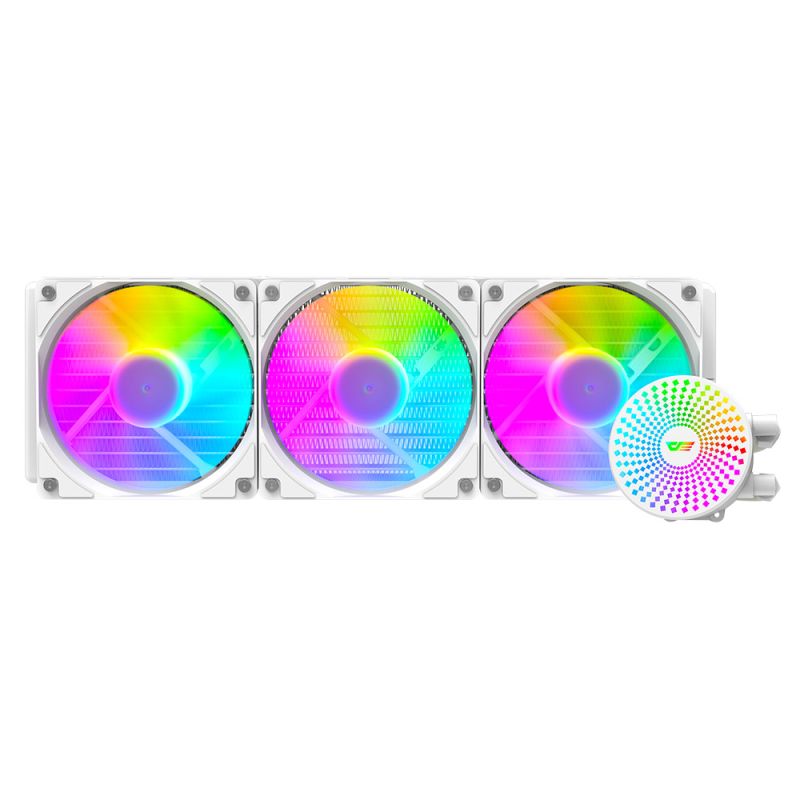 DarkFlash Radiant Dc 360 ARGB 360MM Liquid CPU Cooler Fan (White)