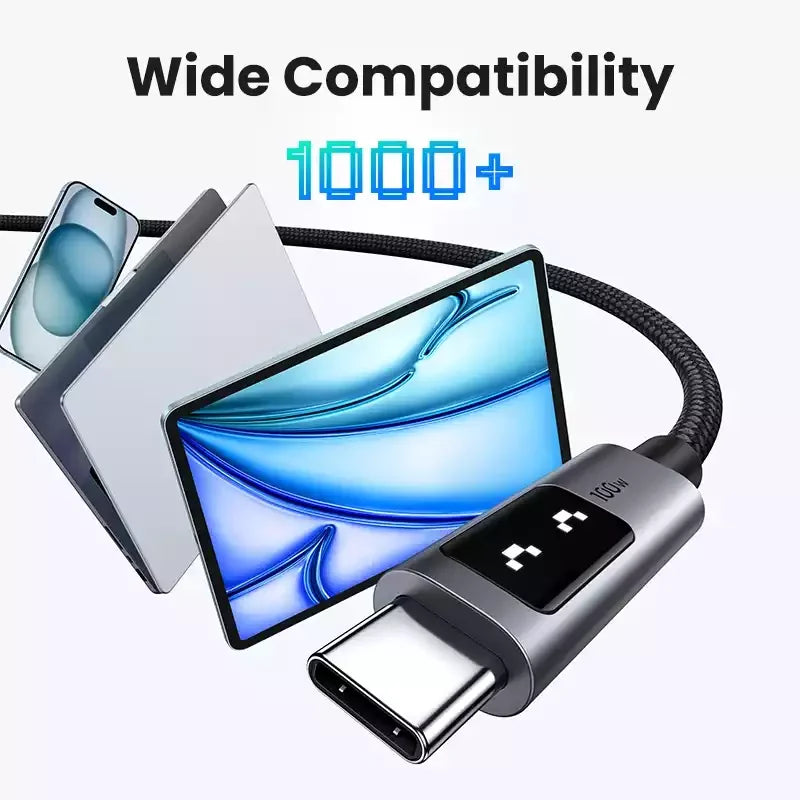 UGREEN 100W USB C to USB C Fast Charging Cable, 3 Meter, 35513