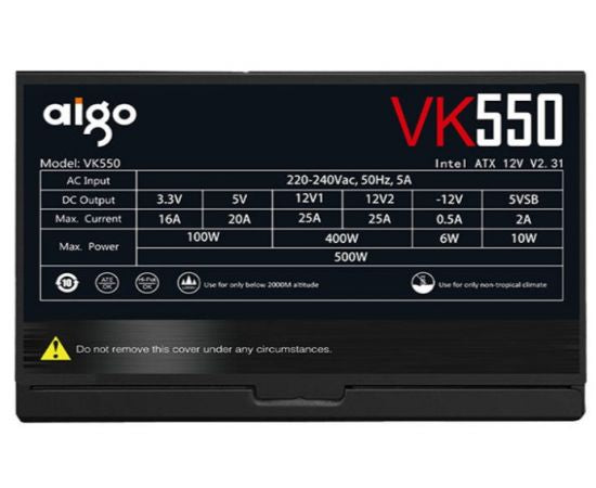 Aigo Darkflash VK550  550W Computer Power Supply