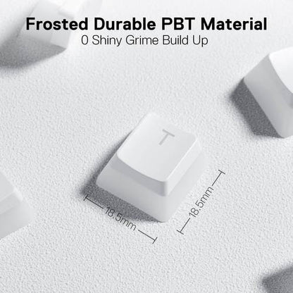 Redragon A130 SCARAB Pudding Keycaps (White)