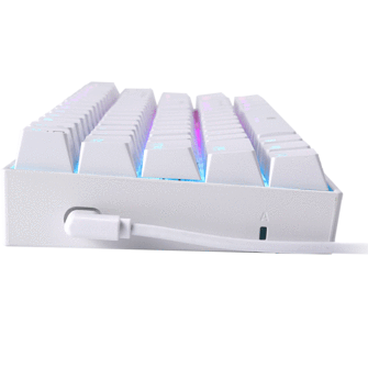 Redragon K630W Dragonborn RGB Mechanical Gaming Keyboard (White)