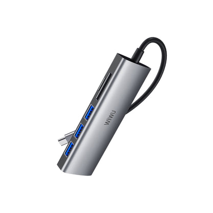 Wiwu 5 in 1 (532ST) 3xUSB 3.0 – TF/SD Card
