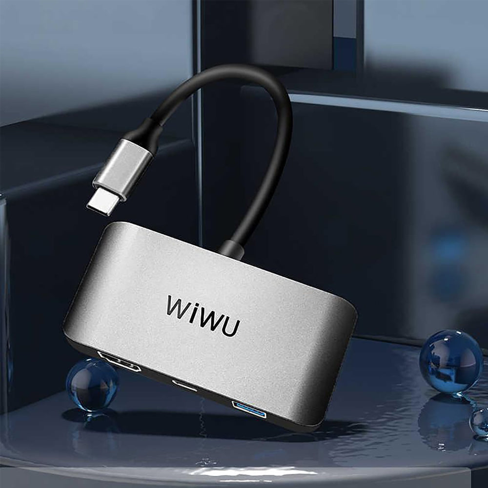 Wiwu 3 in 1 (C2H) Type-C Hub